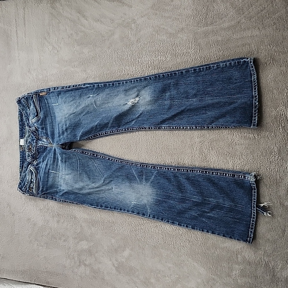 🔥 Silver Jeans Blue Flare / Wide Leg Jeans – Size 32 🔥